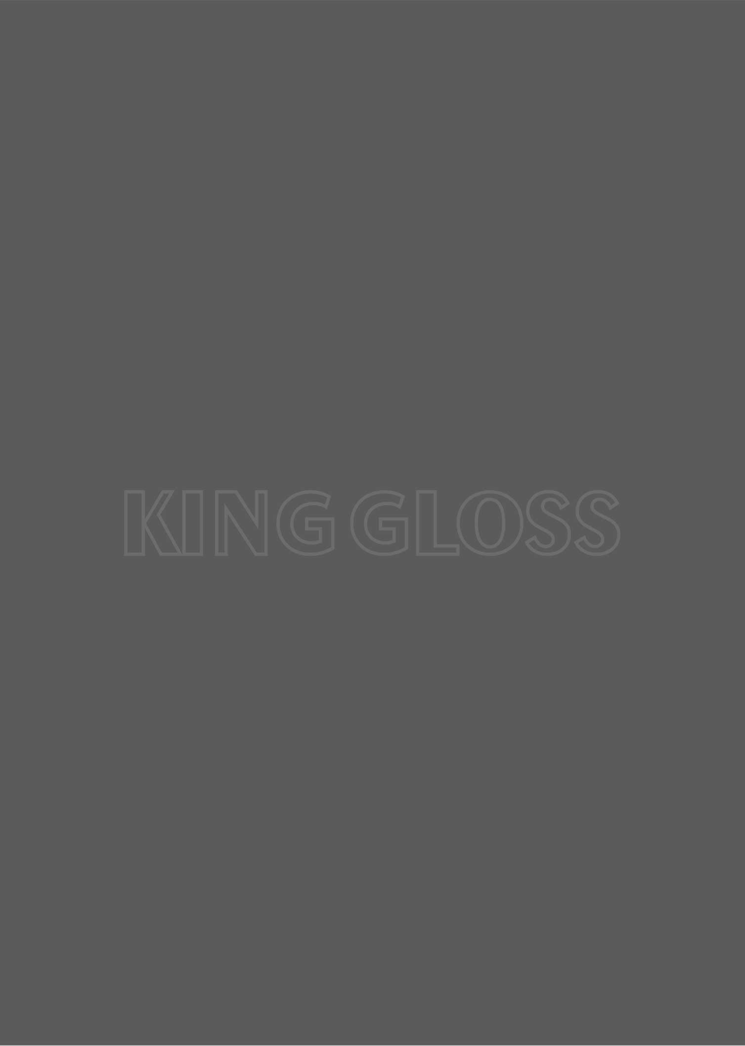 ورق MDF پلی گلاس طوسی مات کینگ گلاس | متریال مقاوم MDF برای طراحی داخلی مدرن و فضاهای مینیمال
