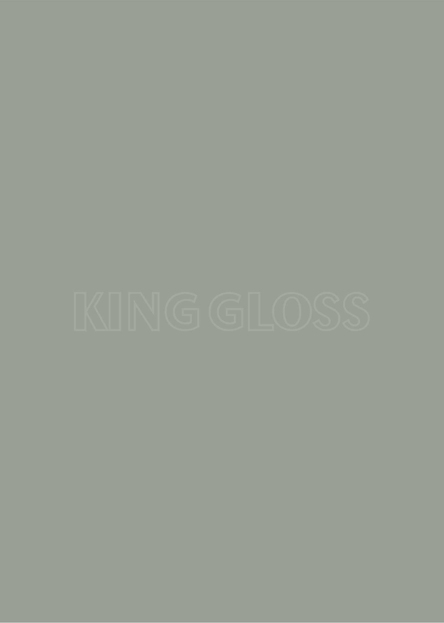 ورق پلی گلاس براق خاکستری مایل به سبز کینگ گلاس | سطح با ماندگاری طولانی، ضد ضربه، مقاومت در برابر تغییر رنگ، مناسب برای دکور دیواری، کمد اتاق خواب، کابینت آشپزخانه